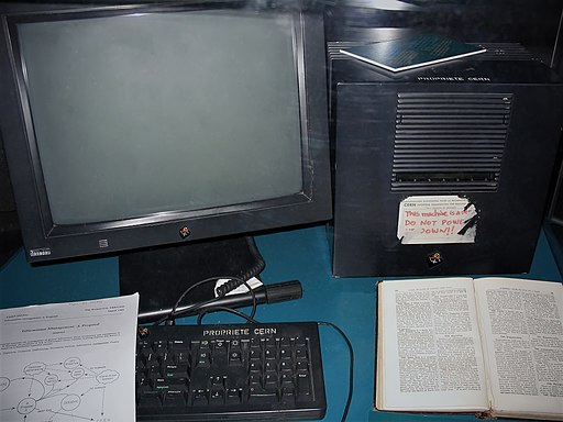 Image of first web server